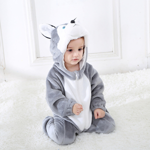 Mamelucos de bebé dibujos animados perezoso <span class=keywords><strong>Husky</strong></span> Animal Onesies invierno chico carnaval disfraz - Product Image 6