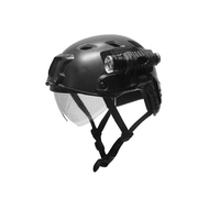 CASQUE FAST BJ AVEC VISIÈRE DE PROTECTION Version pour casque tactique CS Casque d'entraînement CS extérieur