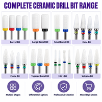 Meilleures fraises à ongles en céramique Efile de qualité supérieure, durables, professionnelles, 3/32''