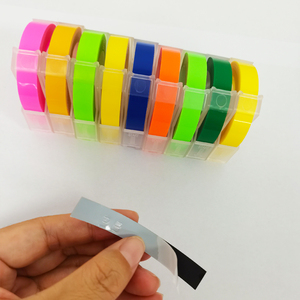 Étiquette de gaufrage en plastique 3D de <span class=keywords><strong>prix</strong></span> usine compatible avec le ruban <span class=keywords><strong>d</strong></span>'étiquette <span class=keywords><strong>d</strong></span>'emballage <span class=keywords><strong>Dymo</strong></span> 1610 1540 - Product Image 2