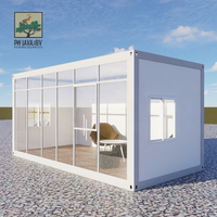 Zaoye 20FT Maisons conteneurs préfabriquées Maison conteneur avec salle de bain et cuisine Petites villas à vendre Café de luxe modulaire en acier