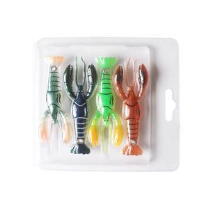 YOUME 95mm 6g écrevisses Jig Wobblers ABS métal artificiel appâts souples appâts en silicone pour la pêche au bar matériel de pêche en rivière - Product Image 1