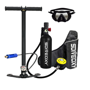 <span class=keywords><strong>Bouteille</strong></span> de plongée en aluminium <span class=keywords><strong>mini</strong></span>-snorkel haute pression 1L, cylindre d'oxygène de plongée - Product Image 2