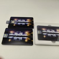 Clé USB de type C 2.0 2 Go 4 Go 8 Go 16 Go 32 Go en plastique, nouvelle clé USB en forme de carte de crédit pour cadeaux promotionnels d'entreprise