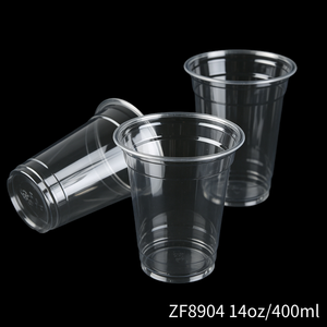 Bicchiere da Asporto in Plastica Trasparente di Alta Qualità, Senza BPA, per Bevande Fredde, 400ml, Confezione da 10 Pezzi - Product Image 4