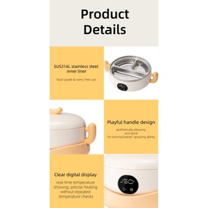 Calentador de Comida para Bebés Eléctrico Portátil de Nueva Generación, 300 ml, Impermeable IPX7, Silicona, 5.5 Horas de Aislamiento Duradero, Enchufe USB - Product Image 3