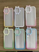 Nouveauté Coque de téléphone transparente en acrylique Anime Accessoires Housse arrière pour Iphone 11 12 13 14 15 16 17 18 Pro Max