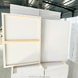 Lienzo de Algodón Blanco Estirado de 8x10/9x12/11x14 Pulgadas con Marco de Madera de Pino, No Tóxico, para Pintura al Óleo y Acrílica, Gran Venta - Product Image 4