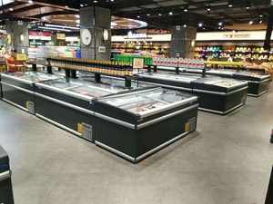 Congélateur d'îlot commercial congélateur d'importation de poisson congelé de l'<span class=keywords><strong>armoire</strong></span> d'îlot enfichable utilisée comme <span class=keywords><strong>vitrine</strong></span> réfrigérée - Product Image 3