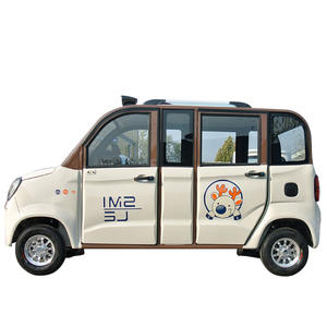 Electric Coupe Mini EV Car Cheap <b>Light</b> Duty Single <b>Drive</b> Leather Seats R17 Tires Rear Camera - Product Image 2