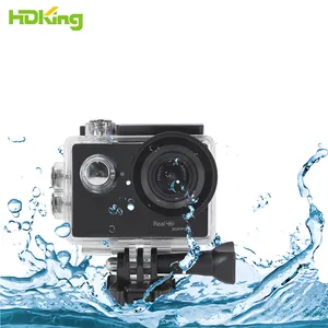 Hdking filmadora de vídeo para atividades ao ar livre, câmera de ação 4k à prova d' água, preço competitivo, profissional