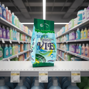 Lessive en poudre 450g VIE en gros, écologique, parfum floral <span class=keywords><strong>jasmin</strong></span>, haute mousse, détachant, pour lavage à la main ou en machine, Gabon - Product Image 1