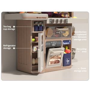 Samtoy 93CM européen filles enfants ensemble de <span class=keywords><strong>cuisine</strong></span> <span class=keywords><strong>cuisine</strong></span> nourriture jouets semblant jouer enfants grande <span class=keywords><strong>cuisine</strong></span> <span class=keywords><strong>jouet</strong></span> <span class=keywords><strong>avec</strong></span> son et lumière Spray - Product Image 4