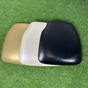 Venta al por mayor Banquetes DE BODA Comidas Acolchado Chiavari Silla Cojín PU Cuero y Vinilo Tela Dura - Product Image 2