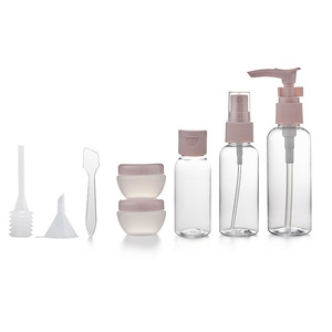 Ensemble de soins de la peau pour voyage, 8 flacons cosmétiques portables avec têtes de pulvérisation et de pompage pour produits de beauté - Product Image 3