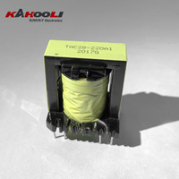 Transformateur de voiture ER40 12V DC à 220V AC, amplificateur de voiture 1000W en cuivre jaune, transformateur de puissance à commutation haute fréquence personnalisé