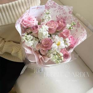 JOywood กระดาษห่อดอกไม้สำหรับวันแม่, กระดาษห่อดอกไม้แบบย้อนยุค - Product Image 4