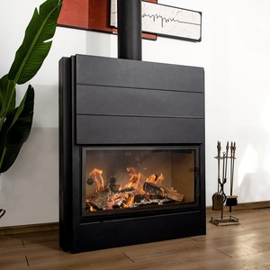 Chimenea <span class=keywords><strong>de</strong></span> Puerta Corredera para Villa, Chimenea <span class=keywords><strong>de</strong></span> <span class=keywords><strong>Leña</strong></span> Real con Inserto para Calefacción, Estilo Europeo <span class=keywords><strong>de</strong></span> Lujo, Decoración Interior para Sala <span class=keywords><strong>de</strong></span> Estar - Product Image 1