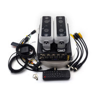 Le plus nouveau système d'information de passager de véhicule d'autobus de deux portes MDVR avec 4G GPS compteur de personnes infrarouge automatique DVR mobile