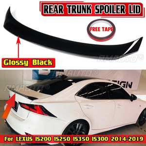 สปอยเลอร์หลังคาร์บอนไฟเบอร์สีดำสำหรับ LEXUS IS200 IS250 IS350 IS300 ปี 2014-2019 รุ่น AR สไตล์ปีกสปอยเลอร์ท้ายรถ - Product Image 2