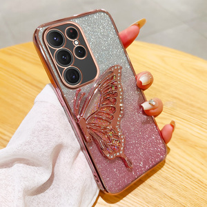 Custodia Glitterata Colorata per <span class=keywords><strong>Samsung</strong></span> Note9 e Galaxy <span class=keywords><strong>A22</strong></span> 5G, Cover Posteriore con Decorazioni Diamantate, Catena Elettroplaccata, Lavorazione Speciale - Product Image 3