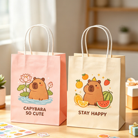 Sacs en papier kraft brun personnalisés en gros pour l'épicerie, les cadeaux, la pizza, le lait, le sucre, emballages à emporter avec logo imprimé