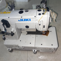 Machine à coudre automatique à point interlock JUKIS MF-7723, trois aiguilles, cinq fils, moteur 6000 points/min, épaisseur 10 mm, nouveau support de table