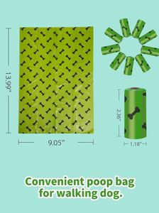 Fabricante de Bolsas Ecológicas para Desechos de Perros, Bolsas Biodegradables de Plástico al por Mayor, Dispensador de Bolsas para Desechos de Mascotas en Caja - Product Image 3