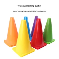 Vente en gros de cônes d'entraînement de football en PE, 23 cm, cônes d'agilité, obstacle routier, marque BinYao, modèle BY-269, Zhejiang