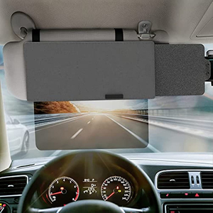 AUXITO Car Sun Visor Extension – Anti-Glare Shade For Front Side Window, Universal Fit, Black