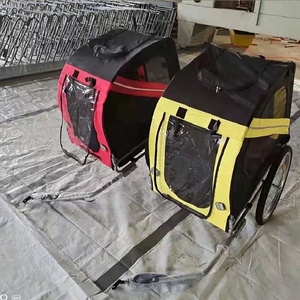 Remorque de vélo pliante <span class=keywords><strong>pour</strong></span> <span class=keywords><strong>chien</strong></span> de compagnie, attelage universel de 20 pouces, chariot mobile de transport <span class=keywords><strong>pour</strong></span> animaux de compagnie - Product Image 5