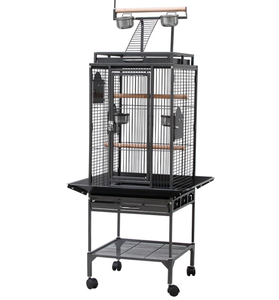 กรงนกพร้อมขาตั้ง,กรงโลหะทรงสี่เหลี่ยมสำหรับ<span class=keywords><strong>นก</strong></span> Curlew - Product Image 1