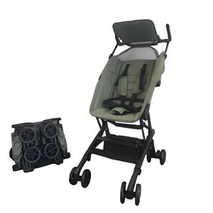 <span class=keywords><strong>Poussette</strong></span> de voyage en tissu compact léger pour bébé tout-petit pli en un clic avec grand auvent extensible pour enfants de <span class=keywords><strong>0</strong></span> mois et plus - Product Image 1