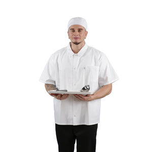 Camisa de talla grande de mezcla de algodón y poliéster sólido tejido transpirable informal negro para hombre - Product Image 6