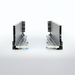 Factory high quality soft closing drawer track tandem slider metal box drawer