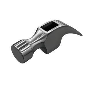 High carbon steel <b>nail</b> head forging magnetic round head suction head hammer woodworking tool claw horn hammer claw horn hammer - Product Image 3