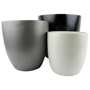 Jardinière ronde en fibre de verre écologique personnalisée OEM, pot de plantation durable pour jardin, boîte pour la décoration des arbres, pour une utilisation en extérieur - Product Image 4
