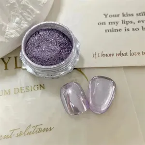 ผงโดปามีนสำหรับทำเล็บ 1 ชิ้น ผงออโรร่าเมจิกมิเรอร์ ผงกลิตเตอร์ ผงกลิตเตอร์โฮโลแกรมเอฟเฟกต์เมทัลลิก อุปกรณ์ตกแต่งเล็บ DIY - Product Image 3