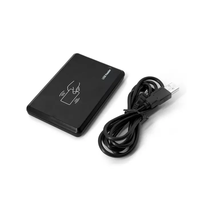 Lector de Tarjetas de Proximidad Inteligente RFID USB/RS232 de 13.56MHz, Lector de Escritorio sin Contacto, ISO 14443A
