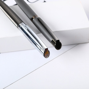 Stylo <span class=keywords><strong>Bille</strong></span> de Luxe en Acier 2026 – Nouvelle Collection, Haute Qualité, Idéal Cadeau d'Affaires, Bureau, Encre Parker Premium, Logo Personnalisé Imprimé, Pointe 1.0mm - Product Image 4