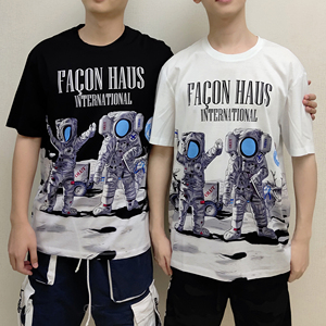 Tùy Chỉnh Dtg In Theo Yêu Cầu Của Nam Giới In Kỹ Thuật Số T-Shirts OEM Thương Hiệu Logo In Kỹ Thuật Số Trực Tiếp Để May T Áo Sơ Mi - Product Image 4