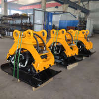 Compacteur vibrant durable pour excavatrices de 3 à 25 tonnes, idéal pour la construction routière et le compactage des fossés