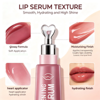 Produits très demandés en stock : Gloss à lèvres en tube souple, effet repulpant, brillance verre, hydratant, non collant, effet longue tenue, confortable à porter