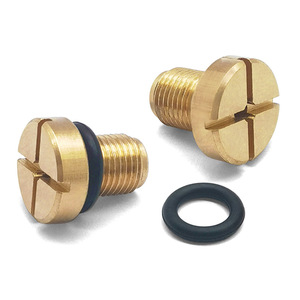 Brass Radiator Drain <b>Plug</b> M10x1 Screw In With O Ring For BMW E36 E39 E46 - Product Image 2