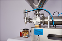 Machine de remplissage pneumatique de 5 à 50 ml pour confiture, sauce, ketchup, miel, eau, pâte liquide, crème, shampoing, cosmétique