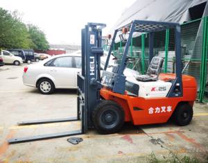 Precio barato usado HELI K25 2,5 Ton carretilla elevadora motor diésel 4x4 rueda móvil PLATAFORMA ELÉCTRICA herramientas de carga - Product Image 2