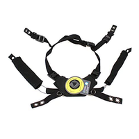 Sangle de mentonnière confortable en nylon à 4 points REVIXUN pour casques tactiques Fast/MICH/IBH, système de suspension X-Nape