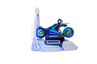 Machine de jeu à pièces 9DVR pour moto Motion Seat pour expérience de conduite de course et divertissement pour centre commercial