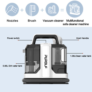 Nouvel <span class=keywords><strong>aspirateur</strong></span> portable 2026 pour tapis et tissus d'ameublement, nettoyeur électrique à main pour taches sur canapé et coussins - Product Image 4