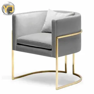 Canapé abordable à cadre métallique doré, canapé, offre spéciale